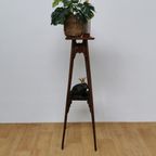 Vintage Bijzettafeltje Plantentafeltje Tafeltje Tafel Pied De Stalle 803 thumbnail 3
