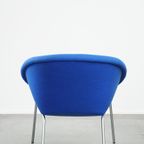 Vintage Blauwe Walter Knoll Duits Design Lounge Fauteuil Model 369 Met Een Nieuwe Zitting thumbnail 5