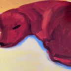 David Hockney, Dog Paintings 38 Salts Mill 1995. thumbnail 11