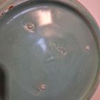 Xxl Grote Vintage Adco Vaas Turqois Mintgroene Vaas thumbnail 11
