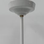 Art Deco Hanglamp Met Witte Glazen Bol thumbnail 9