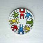 Keith Haring Servies: 2 Platte Borden, 2 Koffiekop En Schotel, 1 Espresso Kopje En Schotel thumbnail 9