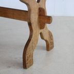 Vintage Eiken Salontafel | Tafel | Jaren 50 | Deens thumbnail 5