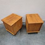 2 Vintage Nachtkastjes Nightstands Jaren 50 Nachtkastje thumbnail 10