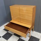 Jitona Highboard In Glossy Wood 1970S thumbnail 11