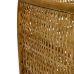 Vintage Rotan Krantenbak Boho Style Lectuurmand Van Riet thumbnail 14