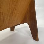 Vintage Tijdschriftenrek Platenhouder Lp Platen Bak Design thumbnail 5