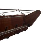 Vintage Wandkapstok Teak En Chroom Jaren 60/70 thumbnail 15