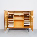 Vintage Secretaire Kast Teak, Jaren 60 thumbnail 5