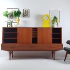 Vintage Deens Highboard | Drankenkast Buffetkast Teak Danish thumbnail 3