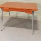 Vintage Formica Uitschuifbare Eettafel thumbnail 14