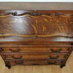 Vintage Secretaire Ladekast Bureau Buro Thuiswerkplek 215 thumbnail 18