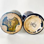 Art Deco Thulin Druipglazuur Vaasjes Keramiek thumbnail 8