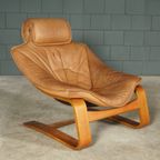 ‘kroken’ Fauteuil Met Hocker – Ake Fribyter – Nelo Möbel – Jaren 70 thumbnail 14