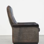 Zwitserse Jaren ’70 Vintage Lederen Design Fauteuil Van Het Geliefde Merk De Sede, Model Ds50 thumbnail 10