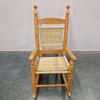 Vintage Schommelstoel Bohemian Rockingchair Jaren 70 Boho thumbnail 4