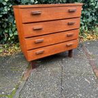 Teak Mid Century Ladekast , Jaren 60 thumbnail 3