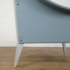 Leather Gio Ponti Lounge Chair Model Dezza For Poltrona Frau thumbnail 5