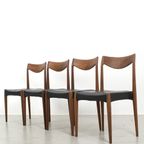 Set Van 4 Teak Stoelen 66487 thumbnail 2