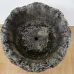Antieke Tuinvaas Bloembak, Plantenbak Jardinière Op Zuil thumbnail 9