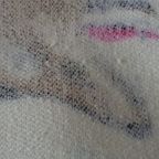 Groot Mid Century Pluche / Velvet Wandkleed Wolven Jacht thumbnail 9