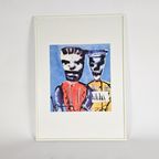 Herman Brood - Litho - Huzaar - Gesigneerd In De Druk - 3E Kwart 20E Eeuw thumbnail 2