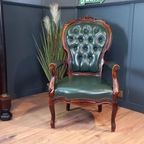 Antieke Chesterfield Dames Armfauteuil thumbnail 2