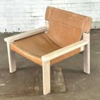 Tuigleren Cognac Kleurige Fauteuil thumbnail 12