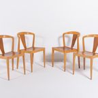 Set Of 4 Chairs / Stoel / Eetkamerstoel From 1960’S By Axel Larsson For Bodafors thumbnail 3