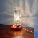 Vintage Oranje Bedlampje. Jaren 70 Mid Century Tafellamp thumbnail 9