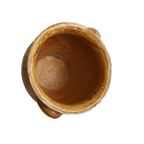 Vintage Plantenpot Bruin, West-Germany, Jaren '40/'50. thumbnail 3
