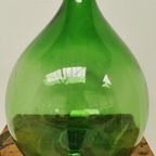 Brocante Glazen Dame Jeanne Vaas Wijnfles, Gistfles Glas 412 thumbnail 15