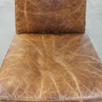 Karakteristieke En Zeer Comfortabele Rundleren Fauteuil/Lounge Chair Met Een Uniek Design thumbnail 7