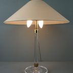 Prachtige Vintage Plexiglazen Tafellamp thumbnail 2