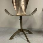 2 Unieke Vintage Super Stoere Stalen Design Stoelen thumbnail 8
