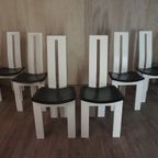 8 Italiaanse Vintage Mid-Century Stoelen Pietro Costantini thumbnail 19