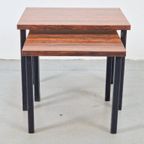 Vintage 2 Bijzettafel Nesting Pastoe Mimiset ´60 Mid Century thumbnail 4