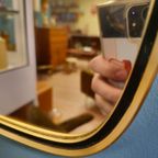 Vintage Wandspiegel Spiegel Mirror Messing Goud thumbnail 2