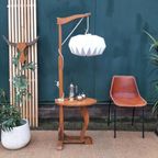 Lectuurtafeltje Met Lampenkap Bijzettafeltje Staande Lamp thumbnail 12