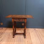 Drop Leaf Jointstool Uit De 18E Eeuw thumbnail 10