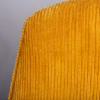 Geherstoffeerde Okergele Deense Design Sofa, 1960s thumbnail 16