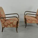 1950’S Swedish Modern Set Of 2 Sculptural Armchairs thumbnail 3