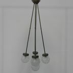 Art Deco Hanglamp Met 5 Bollen Aan 5 Stangen thumbnail 3