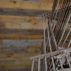 Antiek Houten Pagode Vogelkooitje thumbnail 5