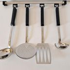 Vintage Lepelrek Lagostina Jaren 70 Ovp Lepel Set Keukenrek thumbnail 4