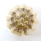 Amberkleurige Plafondlamp Plafonnière Vintage Lamp thumbnail 3