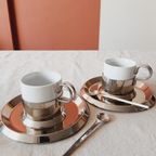 Vintage Chrome Thee/Koffieset Danish Steel House thumbnail 6