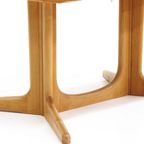 Vintage Deense Ovalen Uitschuifbare Eettafel Tafel Massief Hout thumbnail 8