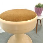 Space Age Tulip Kruk Beige Nr. 5 Vintage thumbnail 4