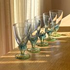 Set Of 5 Vintage Bormioli Rocco Bahia Glasses thumbnail 3
